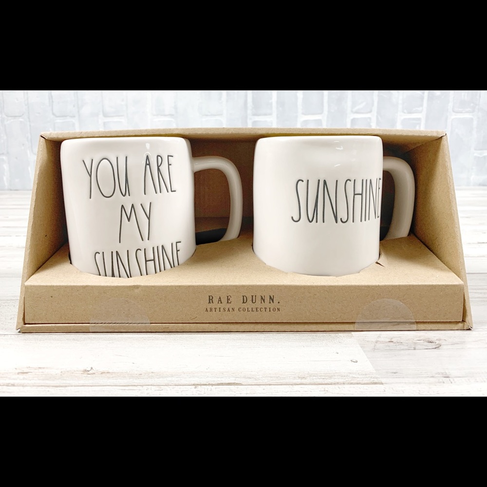 New Rae Dunn "Your are my Sunshine" Mugs